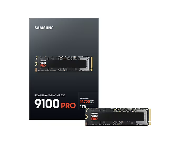 Ổ SSD Samsung 9100 PRO MZ-VAP1T0BW 1Tb (NVMe PCIe/ Gen5.0x4 M2.2280/ 14700 MB/s/ 13300MB/s)