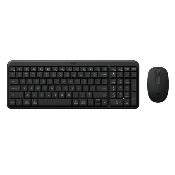 Bộ bàn phím chuột không dây Logitech MK250 (Bluetooth/ Đen)