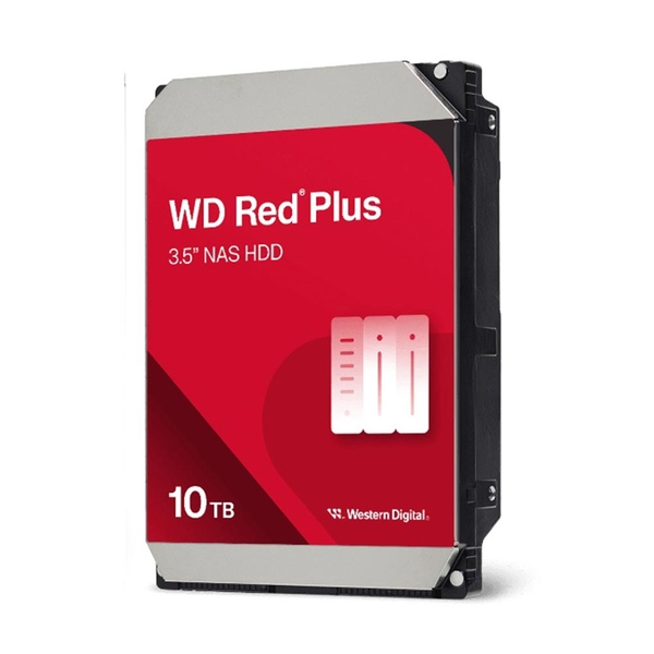 Ổ cứng nas Western Digital Red Plus 10TB WD100EFGX (3.5Inch/ 7200rpm/ 512MB/ SATA3)