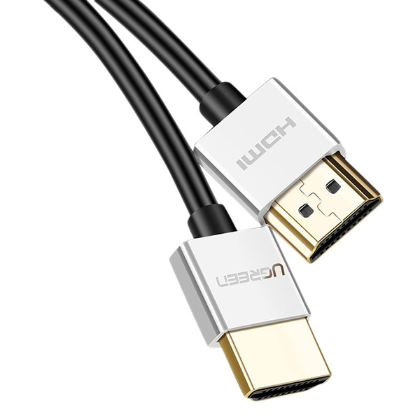 Cáp HDMI 2.0 siêu mỏng dài 1M hỗ trợ 4K, 3D Chính hãng Ugreen 30476