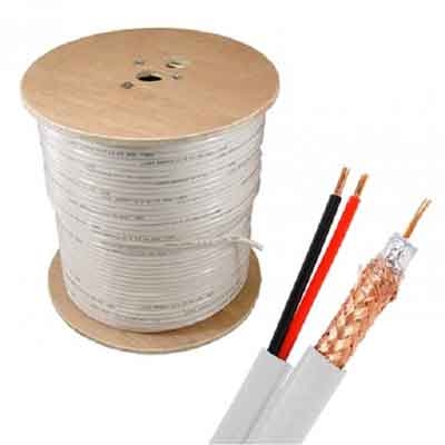 Cáp đồng trục liền nguồn Sino RG59 + 2C hợp kim (305m) (Không dầu)