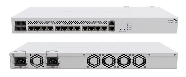 Router MikroTik CCR2116-12G-4S+ 12x 1GE, 4x 10G SFP+, RouterOS L6