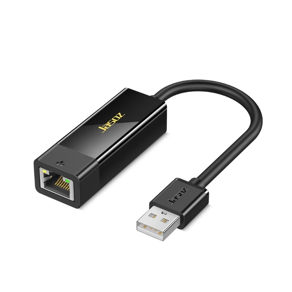 Dây chuyển đổi USB 2.0 sang RJ45 100Mbps dài 20cm màu đen JASOZ T-F107