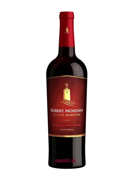 Rượu Vang Mỹ Robert Mondavi Private Selection Heritage Red Blend 2019