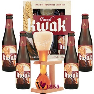 Set Quà Tặng Bia Pauwel Kwak 8,4% (330ml)