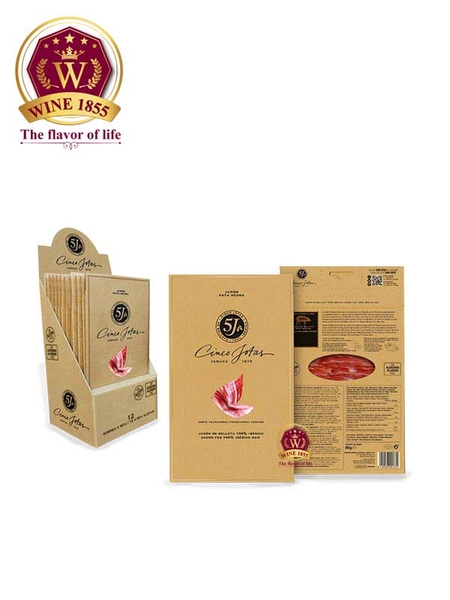 Thịt Heo Muối 5J Cinco Jotas Arcorn-Fed 100% Ibérico Ham Gói 70G