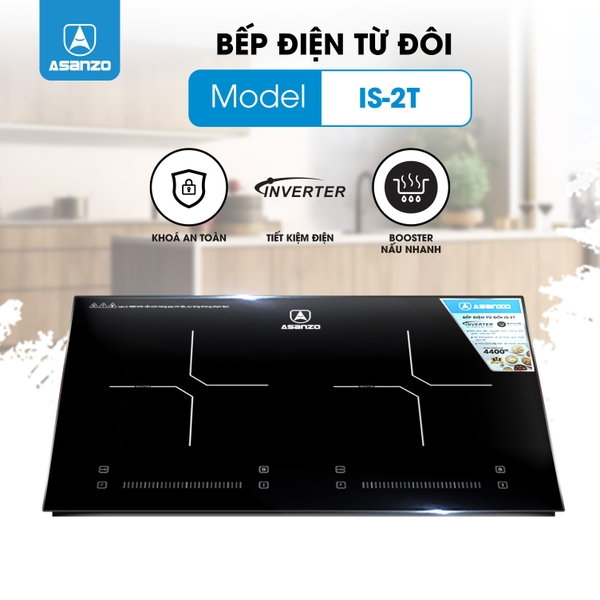 BẾP ĐÔI ĐIỆN TỪ INVERTER IS-2T