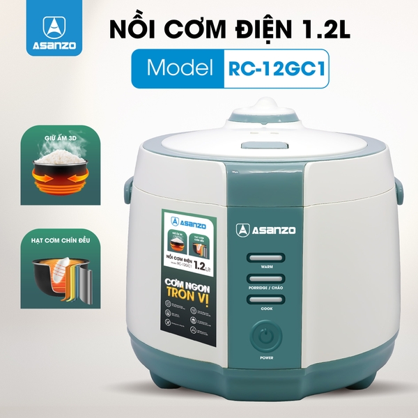 NỒI CƠM ĐIỆN NẮP GÀI CAO CẤP RC-12GC1