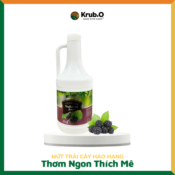 Mứt Dâu Tằm Krub.O (Can 2.1kg)