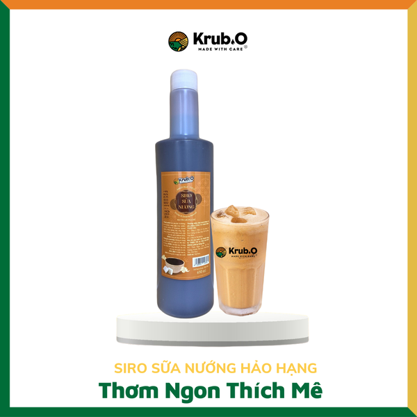 Siro Sữa Nướng Krub.O (Chai 650ml)