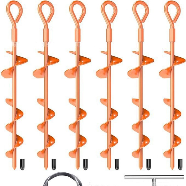 Bu lông neo mặt đất mạ kẽm cắm lều trại bền chắc chắn