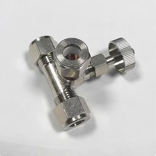 Van khóa inox 3 cửa cho ống phi 10