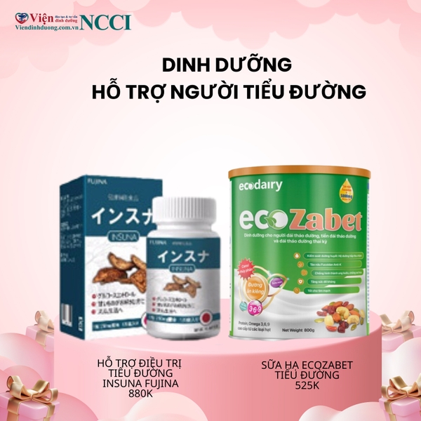 Dinh dưỡng hỗ trợ người tiểu đường