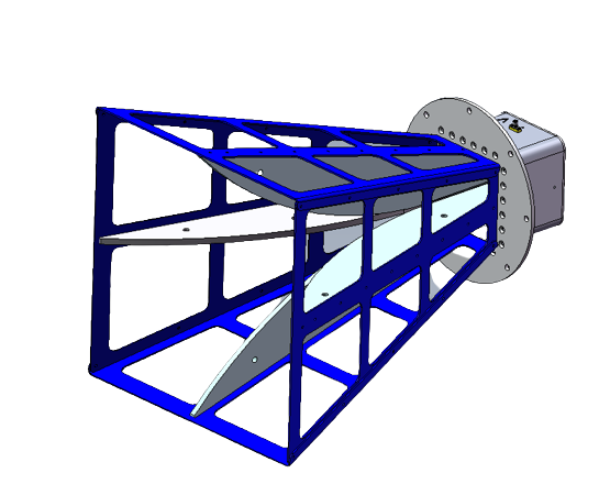 300 MHz to 10 GHz Quad-Ridged Broadband Horn Antenna, SMA-Female