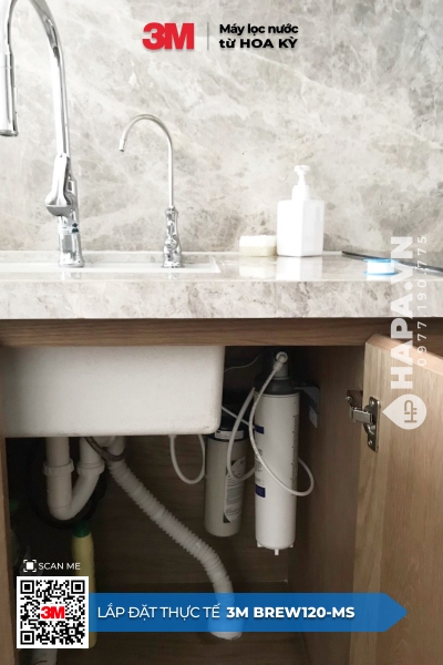 Máy Lọc Nước 3M BREW120-MS lắp đặt tại Khu đô thị Ciputra, Tây Hồ Máy Lọc Nước 3M BREW120-MS lắp đặt tại Khu đô thị Ciputra, Tây Hồ