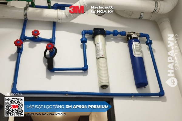 Máy Lọc Nước Đầu Nguồn 3M AP904 lắp đặt tại An Bình City - Hà Nội Máy Lọc Nước Đầu Nguồn 3M AP904 lắp đặt tại An Bình City - Hà Nội
