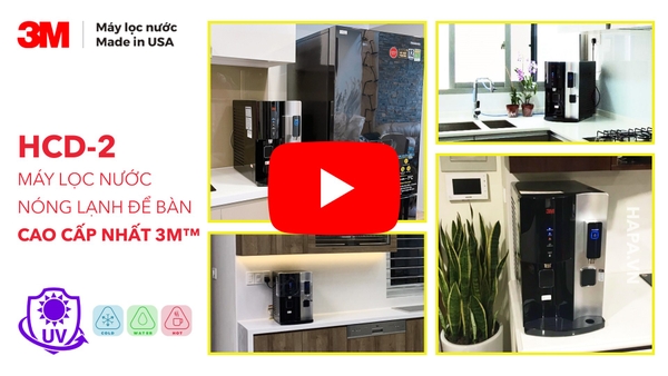 Máy Lọc Nước 3M HCD-2 Tích Hợp Công Nghệ Kép AP2-C405-SG Với Đèn UV Máy Lọc Nước 3M HCD-2 Tích Hợp Công Nghệ Kép AP2-C405-SG Với Đèn UV
