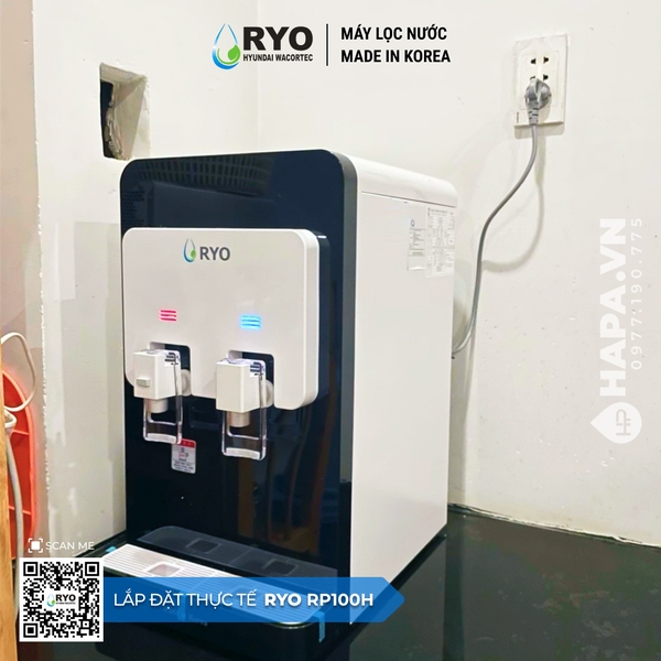 Máy Lọc Nước Nóng Lạnh Để Bàn RYO Hyundai RP100H lắp đặt tại Hải Phòng Máy Lọc Nước Nóng Lạnh Để Bàn RYO Hyundai RP100H lắp đặt tại Hải Phòng