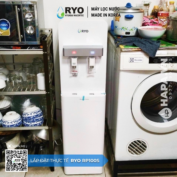 Máy Lọc Nước Nóng Lạnh RYO Hyundai RP100S lắp đặt tại An Giang Máy Lọc Nước Nóng Lạnh RYO Hyundai RP100S lắp đặt tại An Giang