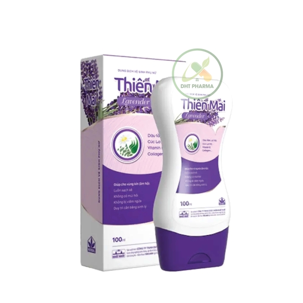 Dung Dịch Vệ Sinh Phụ Nữ Thiên Mai Nhất Nhất Lavender làm sạch dịu nhẹ mềm mại