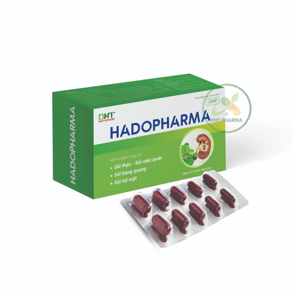 Bài thạch Hadopharma bào mòn, tán sỏi
