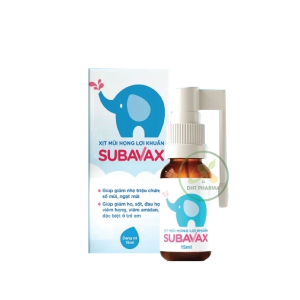 Xịt mũi họng Subavax bổ sung lợi khuẩn đường hô hấp