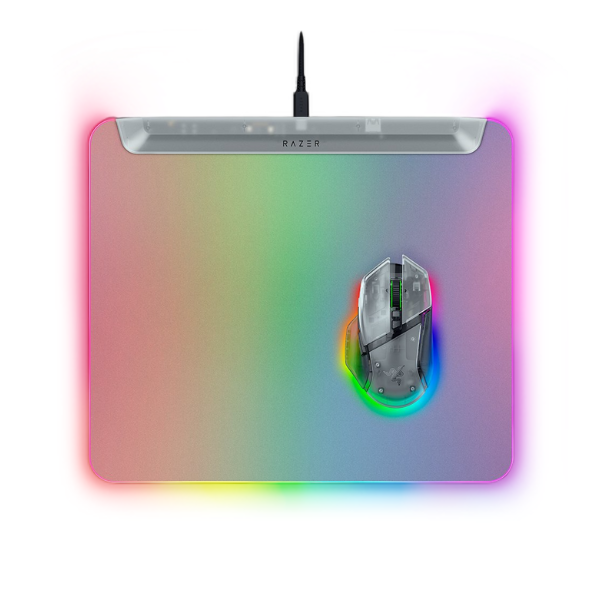 【未使用】Razer Firefly V2 Pro Phantom Wh LED バックライト付きゲーミングマウスパッド - Firefly V2 Pro