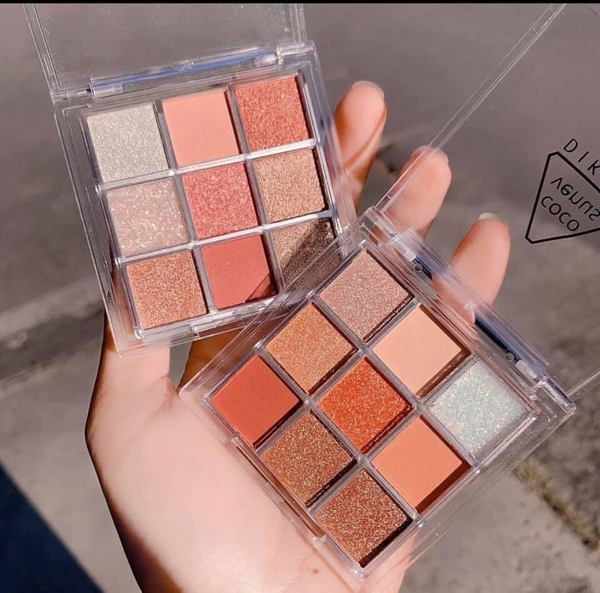 Bảng phấn mắt 9 ô Dikalu Coco Venus tiêu chuẩn Nội Địa Trung chính hãng giá rẻ tiết kiệm nên mua tại Gili.