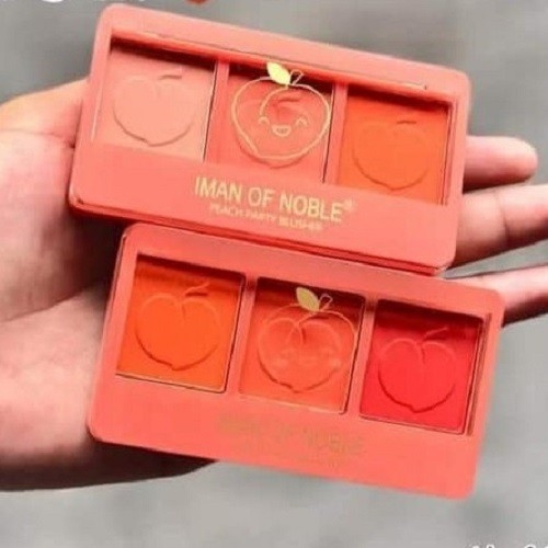 Phấn má hồng Iman Of Noble Sweet Peach 3 ô tiêu chuẩn Trung Quốc chính hãng giá rẻ tiết kiệm nên mua tại Gili