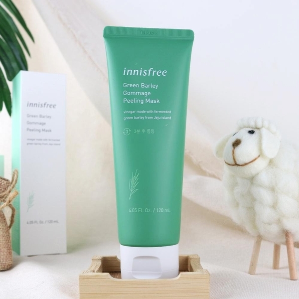 Tẩy tế bào da chết Innisfree Green Barley Gommage Mask 120ml tiêu chuẩn Hàn Quốc chính hãng giá rẻ tiết kiệm nên mua tại Gili