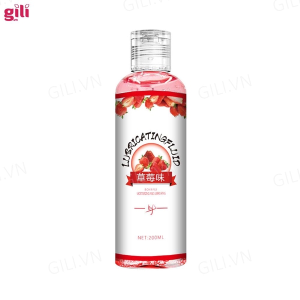 Gel bôi trơn hương dâu Boyafei 200ml chính hãng