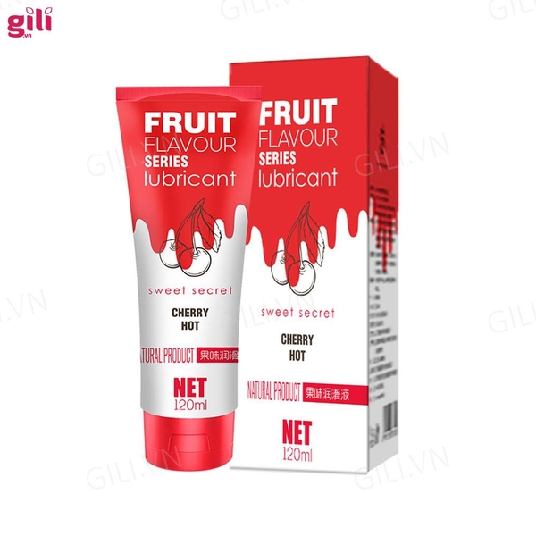Gel bôi trơn Olo Fruit Flavour Series Lubricant hương cherry 120ml chính hãng
