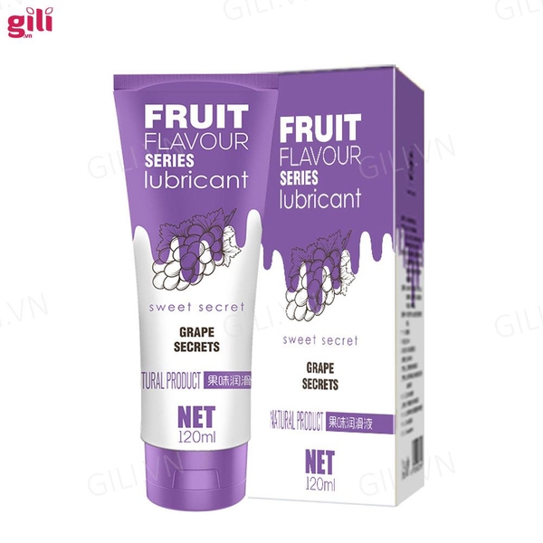 Gel bôi trơn Olo Sweet Secret Fruit Flavour hương nho 120ml chính hãng