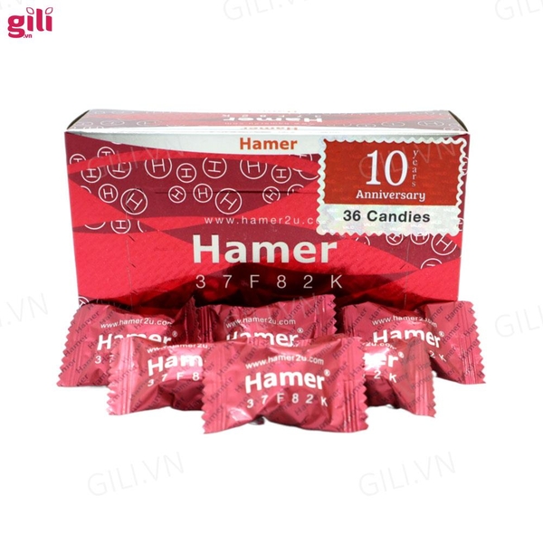 Kẹo sâm tăng cường sinh lý Hamer 37F82K hộp 36 viên chính hãng