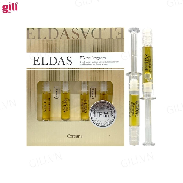 Serum tế bào gốc Eldas EG Tox Program Coreana set 4 ống chính hãng