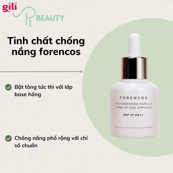 Tinh chất serum dưỡng da chống nắng Forencos 30ml chính hãng