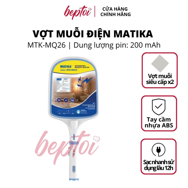 Vợt muỗi điện Matika MTK-MQ26