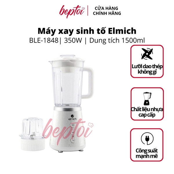 Máy xay sinh tố Elmich, máy xay sinh tố đa năng Elmich BLE-1848