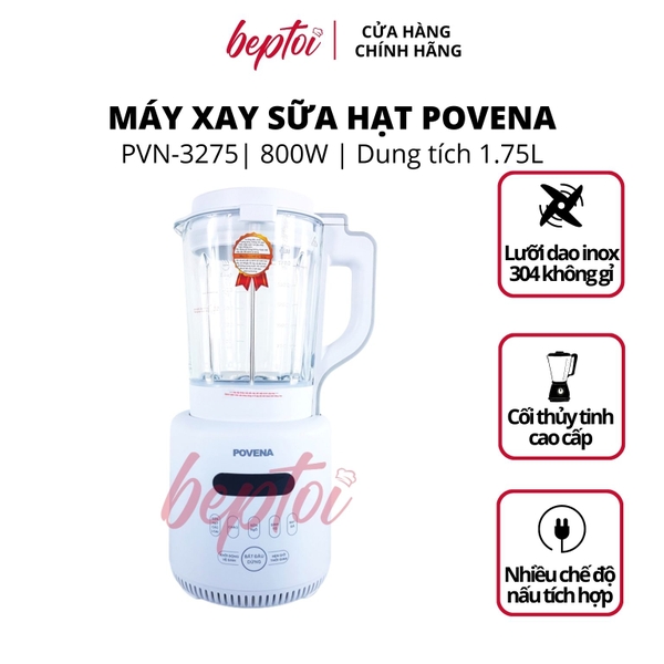 Máy làm sữa hạt Povena PVN - 3275