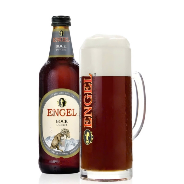 Bia Đức Engel Bock Dunkel 7,2% - Chai 500ml - Thùng 15