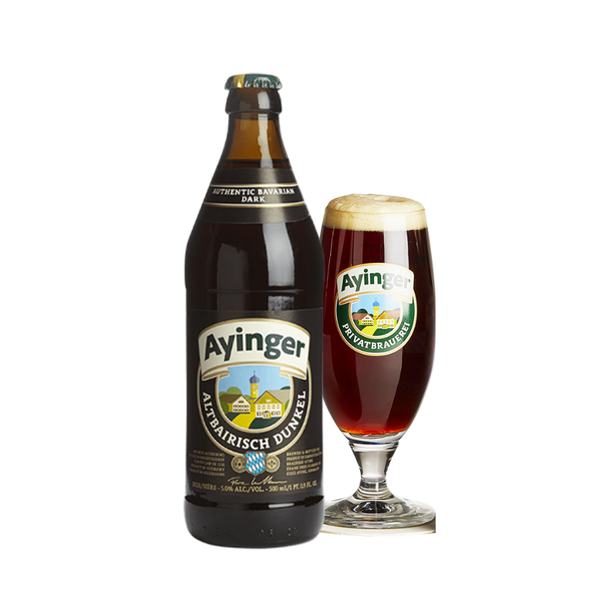 Bia Đức Ayinger Altbairisch Dunkel 5,0% - Chai 500ml - Thùng 20