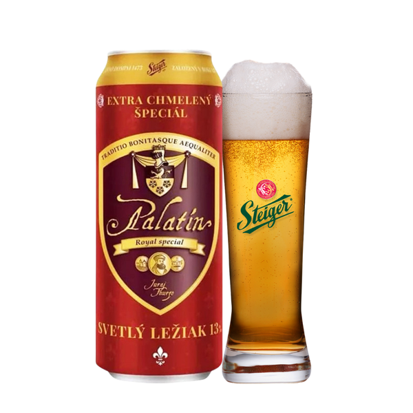 Bia Tiệp Steiger Palatin 5,5% - Lon 500ml - Thùng 24