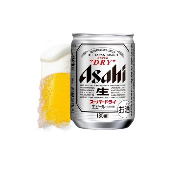 Bia Nhật Asahi Dry 5,0% - Lon 135ml - Thùng 24