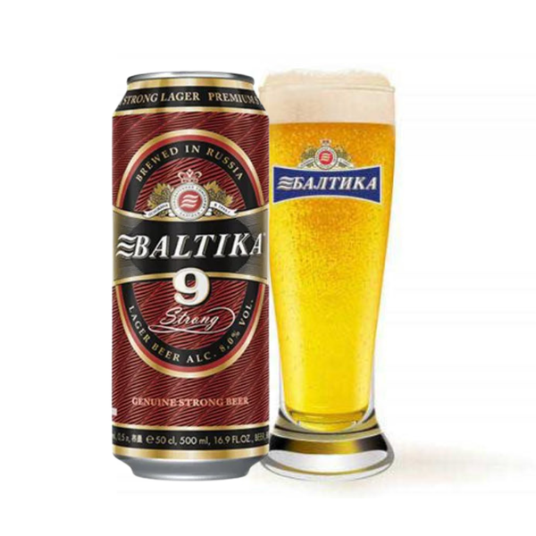 Bia Nga Baltika số 9 8,0% - Lon 450ml - Thùng 24