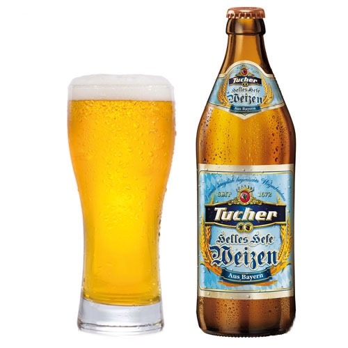 Bia Đức Tucher Helles Hefeweizen 5,2% - Chai 500ml - Thùng 20