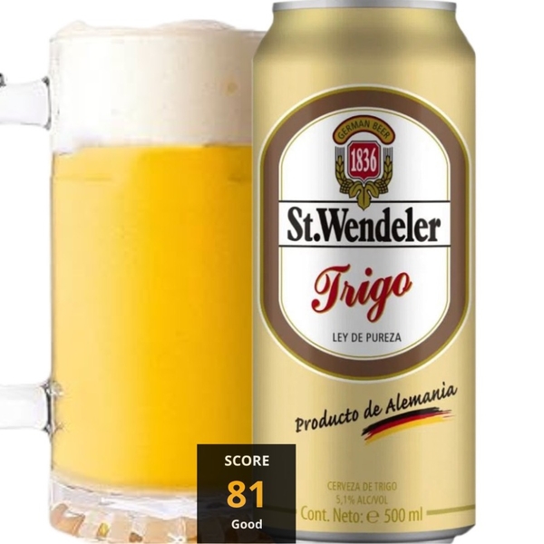 Bia ST Wendeler Trigo Weizen lon 500ml