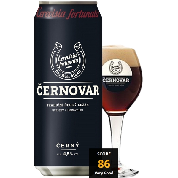 Bia Cernovar Dark lon 500ml