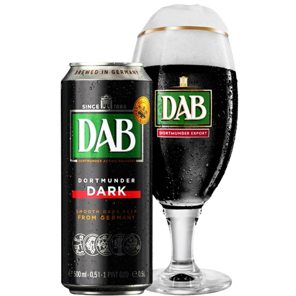 bia DAB dark lager LON 500ML