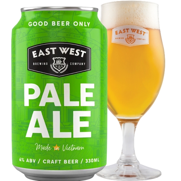 Bia East West Pale Ale lon 330ml