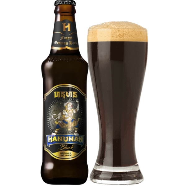 Bia Hanuman Black chai 330ml